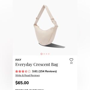 NWT. Everyday Crescent Bag!